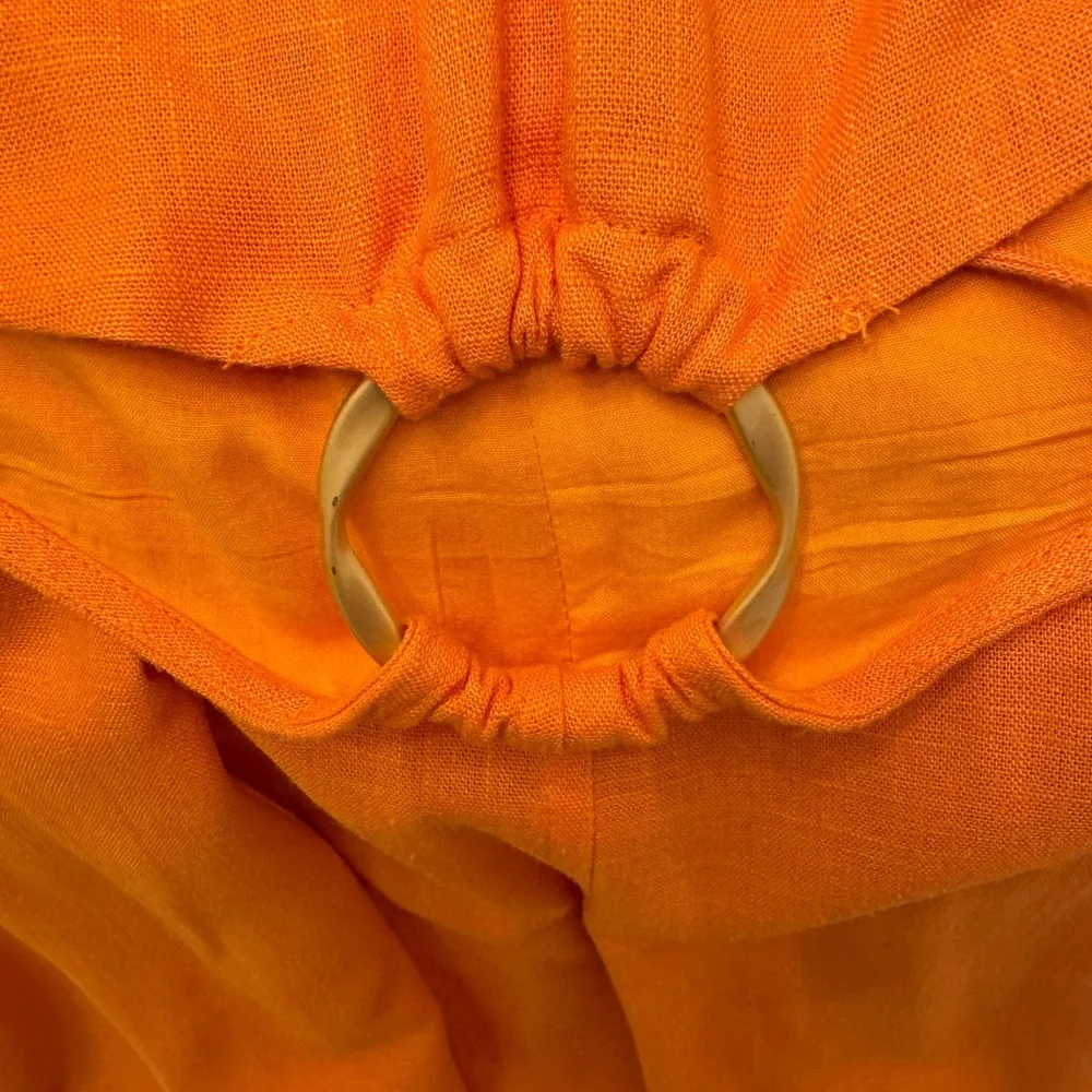 🔥🔥🔥🔥🔥 Orange Cutout Maxi Dress - Picture 11 of 16